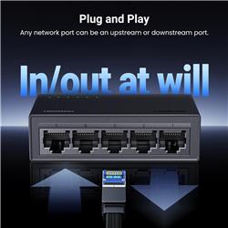 Switch Ethernet Gigabit non administrable UGREEN CM833 à 5 ports