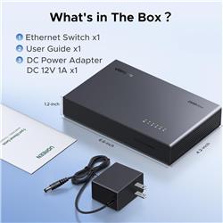 Commutateur Ethernet non administrable UGREEN CM953 à 5 ports 2,5G