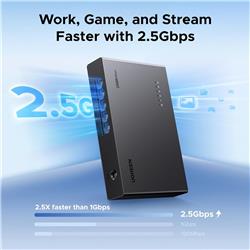 Commutateur Ethernet non administrable UGREEN CM953 à 5 ports 2,5G