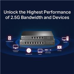 TP-Link (TL-SG105-M2) Switch réseau non géré multi-Gigabit 5 ports
