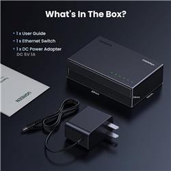 Switch Ethernet Gigabit non administrable UGREEN CM833 à 5 ports
