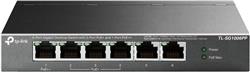 TP-Link (TL-SG1006PP) Switch de bureau Gigabit 6 ports avec 3 ports PoE+ et 1 port PoE++, Plug and Play, récupération automa...