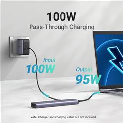 UGREEN Revodok USB C Hub 5 in 1, CM511 Multiport Adapter 4K HDMI