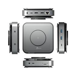 j5create 12-in-1 USB-C Dock Dual 4K HDMI(Open Box)