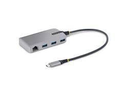 StarTech.com Hub USB-C 3 ports avec Ethernet, 3 ports USB-A, Gigabit Ethernet, USB 3.0 5 Gbit/s, alimenté par bus, hub USB T...