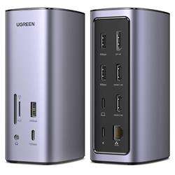 UGREEN USB C Docking Station,12-in-1 Dock Triple Display Monitor