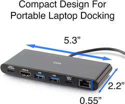 C2G USB C 3.1 4K HDMI,C,A,ETHERNET DOCK