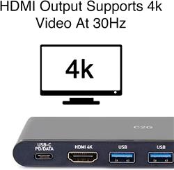 C2G USB C 3.1 4K HDMI,C,A,ETHERNET DOCK