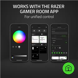 Razer - Aether Monitor RGB LED Light Bar - Black