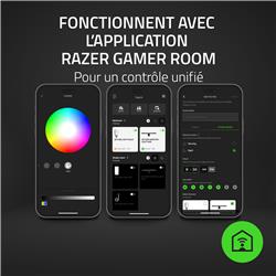 Razer - Aether Standing Light RGB LED Light Bars - Black