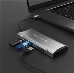 j5create Mini station d'accueil 4K 60Hz Elite USB-C à trois moniteurs