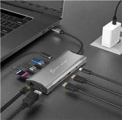 j5create Mini station d'accueil 4K 60Hz Elite USB-C à trois moniteurs