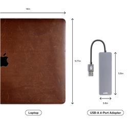 LOGIIX 4-Port USB-A 3.0 Hub