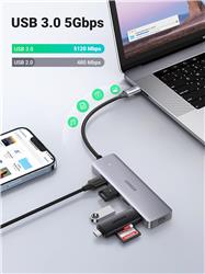UGREEN USB C Hub 4 Ports USB 3.1 Type C Hub Adapter