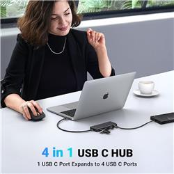 UGREEN USB C Hub, 10Gbps 4 in 1 USB 3.2 Adapter