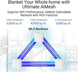 ASUS ZenWiFi BD4 BE3600 Whole Home Mesh Wi-Fi 7 System (2-Pack)