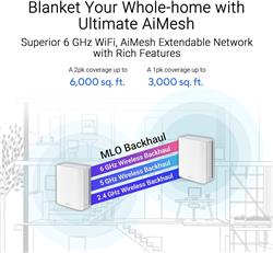 Routeur Wi-Fi 7 Mesh tribande ASUS ZenWiFi BT10 BE18000 (pack de 2)