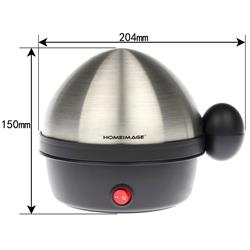Homeimage Electric 7 Egg Cooker And Poacher  - With Tray And Stainless