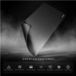 CYBEART Ghost (Black) Gaming Desk Mat (XXL - 900x400x4mm)