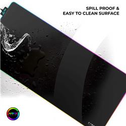 CYBEART Ghost (Black) RGB Gaming Desk Mat (XXL - 900x400x4mm)