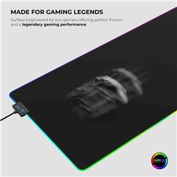 CYBEART Ghost (Black) RGB Gaming Desk Mat (XXL - 900x400x4mm)