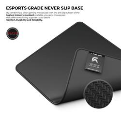 CYBEART Ghost (Black) Gaming Mouse Pad (Medium - 300x250x4mm)