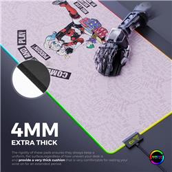 CYBEART Harley Quinn RGB Gaming Desk Mat (XXL - 900x400x4mm)
