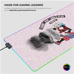 CYBEART Harley Quinn RGB Gaming Desk Mat (XXL - 900x400x4mm)