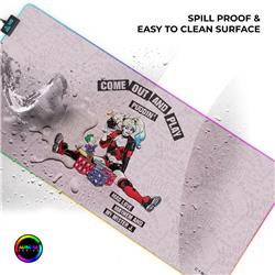 CYBEART Harley Quinn RGB Gaming Desk Mat (XXL - 900x400x4mm)
