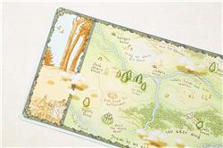 DROP Bees.Keys Hundred Acres XL Mouse Pads - Map