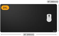 Glorious GMP 2 Edgeless XXL Mouse Pads - Black