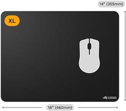 Glorious GMP 2 Edgeless XL Mouse Pads - Black