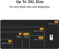 Glorious GMP 2 Edgeless XL Mouse Pads - Black