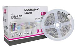 Bande lumineuse LED RVB Kingunion en silicone de 3 m avec télécommande