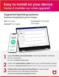 McAfee Mobile Security (Android/iOS) - 1 Year Subscription [Digital Code]