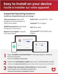 McAfee Total Protection 5 Device  - 1 Year Subscription [Digital Code]