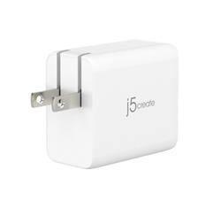 j5create Charger GaN 65W USB-C / USB - A 3 Port Charger