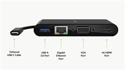 Belkin 5-in-1 USB-C Hub Plus100W(Open Box)