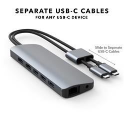 Targus HyperDrive VIPER 10-en-2 Hub USB-C, double 4K, alimenté(Open Box)