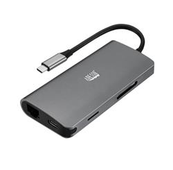 Adesso Station accueil multiport USB-C 8-en-1, prise en charge HDMI