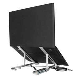 Support pour ordinateur portable Targus USB-C avec concentrateur USB-C intégré