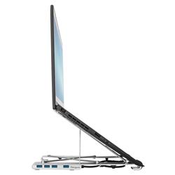Support pour ordinateur portable Targus USB-C avec concentrateur USB-C intégré