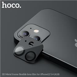 HOCO Cadre métallique 3D avec film de lentille flexible pour iPhone 12 5,4" (A18)