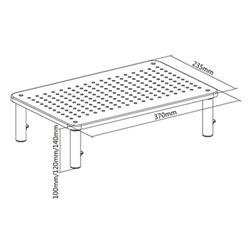 Support en acier pour moniteur et ordinateur portable Brateck STB-081(Open Box)