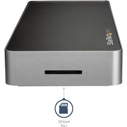 Station d^accueil StarTech Dual Monitor USB C - Livraison d^alimentation 60 W - DP / HDMI 4K - Mac / Windows - Station d^acc...