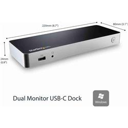 STARTECH Dual Monitor USB-C Dock