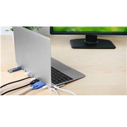 Station d'accueil IOGEAR USB-C 10 en 1 avec livraison d'alimentation de 60W(Open Box)