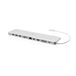 Station d'accueil IOGEAR USB-C 10 en 1 avec livraison d'alimentation de 60W(Open Box)