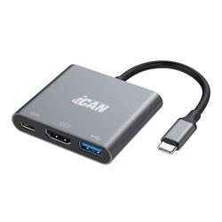 iCAN 3-in-1 Type-C to HDMI, PD and USB Hub
