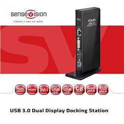 CLUB 3D Station d'accueil double affichage